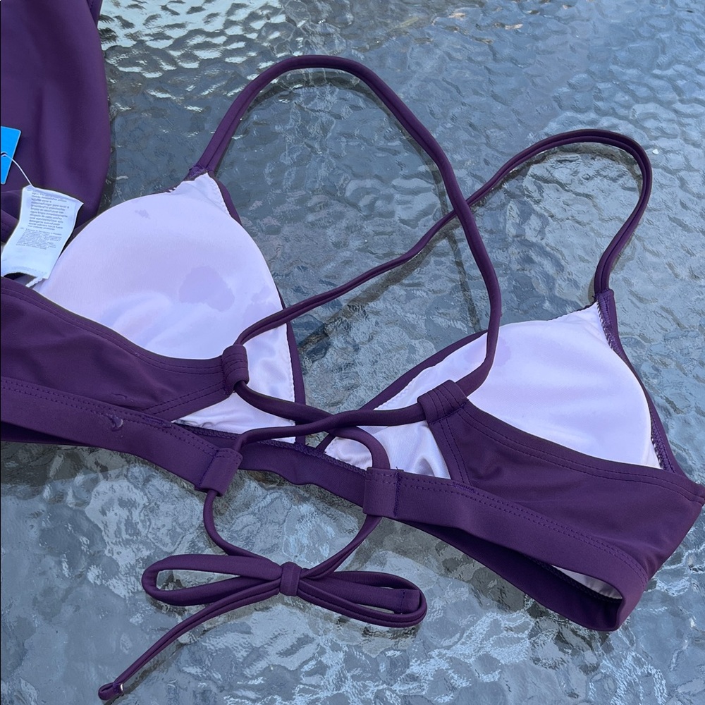 Cupshe Plum Purple Bikini Top